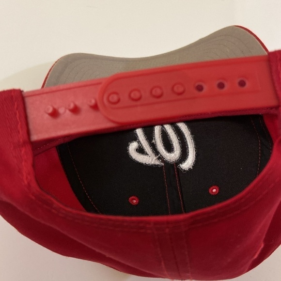 WASHINGTON NATIONAL RED WITH WHITE EMBROIDERY ADULT 47 HAT - Picture 10 of 10